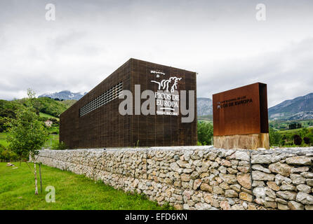 Centro visitatori Sotama, Parco Nazionale Picos de Europa, Tama, Cillorigo de Liébana, Cantabria, SPAGNA Foto Stock