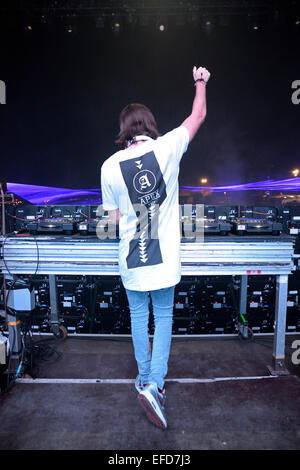 BENICASSIM, Spagna - 20 Luglio: Alesso (Svedese DJ e musica dance elettronica produttore) suona al Festival di FIB. Foto Stock