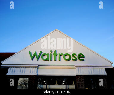 Waitrose supermarket store accedi Hove SUSSEX REGNO UNITO Foto Stock