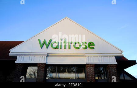 Waitrose supermarket store accedi Hove SUSSEX REGNO UNITO Foto Stock