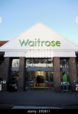 Waitrose supermarket store accedi Hove SUSSEX REGNO UNITO Foto Stock