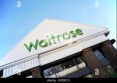 Waitrose supermarket store accedi Hove SUSSEX REGNO UNITO Foto Stock