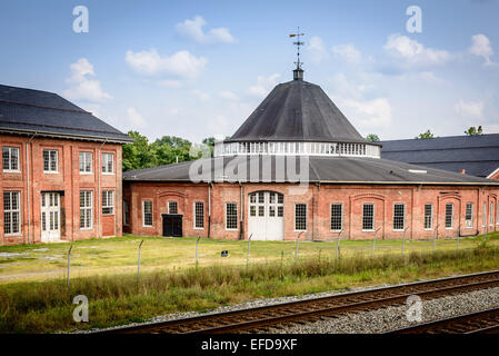 Martinsburg Roundhouse centro, 100 e Liberty Street, Martinsburg, WV Foto Stock