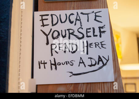 City Lights Bookstore di North Beach, San Francisco, California. Foto Stock