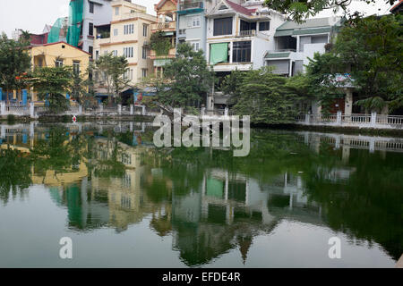 Resti di B52 Bomber della Huu Tiep o B52 Lago di Hanoi, Vietnam Foto Stock