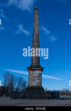 Nelson's Monument, verde di Glasgow, Scotland, Regno Unito Foto Stock