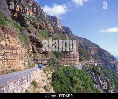 Chapman's Peak Drive, Cape Peninsula, Provincia del Capo occidentale, Repubblica del Sud Africa Foto Stock