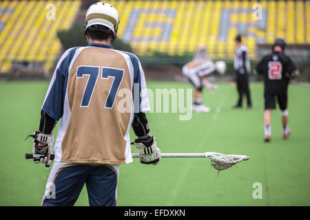 Lacrosse associare le foto Foto Stock