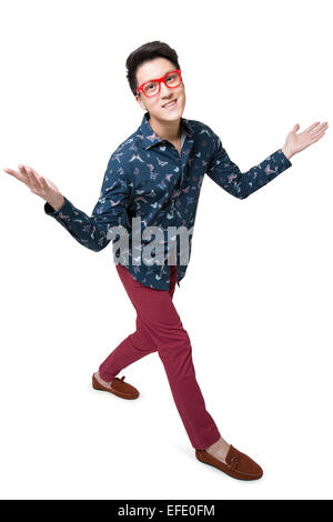 Giovane felice Foto Stock