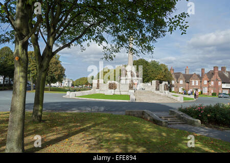 War Memorial, Port Sunlight, London, Wirral, Merseyside, Regno Unito Foto Stock