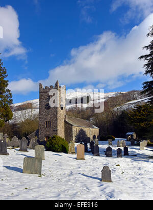 Chiesa del Gesù, Troutbeck, Parco Nazionale del Distretto dei Laghi, Cumbria, England, Regno Unito, Europa. Foto Stock