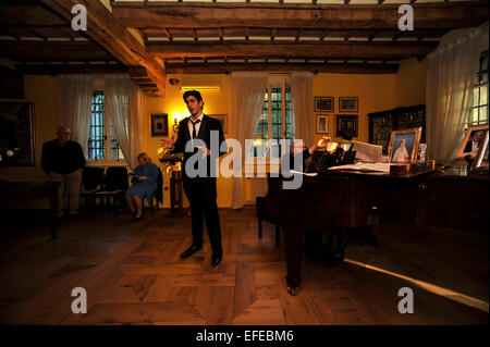 La casa di Luciano Pavarotti: home museo in Modena Foto Stock