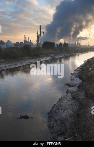 Grangemouth raffineria di petrolio, Scotland, Regno Unito. Foto Stock