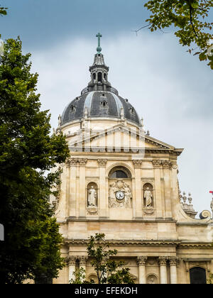 Famosa università della Sorbona a Parigi, Francia Foto Stock