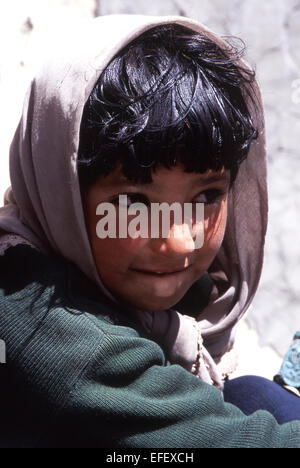 Shimshali ragazza in Pakistan Foto Stock