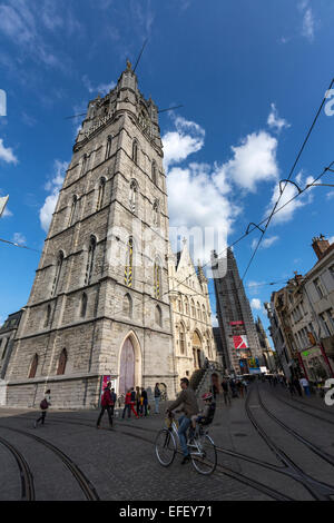 La Cattedrale di San Bavo, Gand. Foto Stock