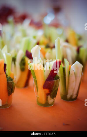 Verdure Crduitè aperitivo Foto Stock