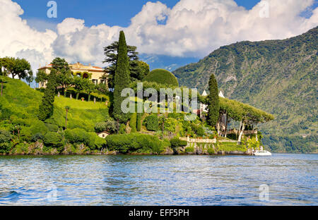 Villa del Balbianello, Lago di Como, Italia Foto Stock