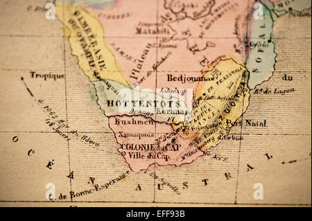 Atlas Classique pubblicato nel 1869 - antica mappa Foto Stock