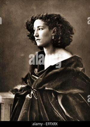 Sarah Bernhardt, 1864, secondo Nadar Foto Stock