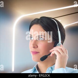 Supporto clienti Foto Stock