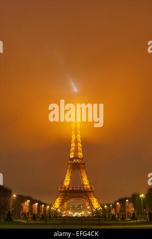 Tour Eiffel-Paris-FRANCIA Foto Stock