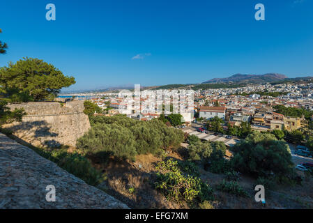 Città di Rethymno Foto Stock