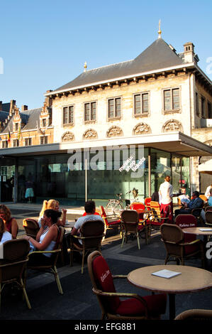 Belgio, Anversa. Casa di Rubens, Cafe Foto Stock