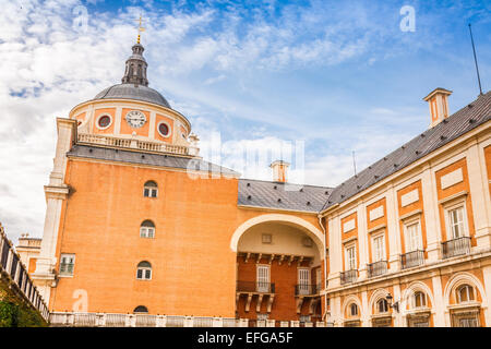 Maestoso palazzo di Aranjuez in Spagna a Madrid Foto Stock