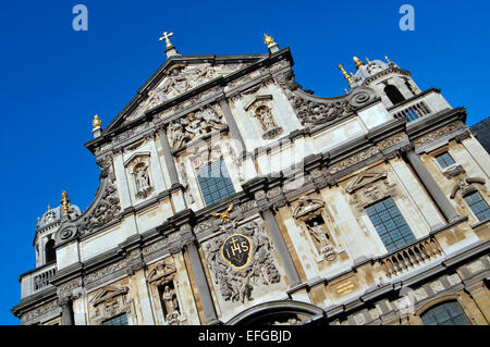 Belgio, Anversa, Hendrik Conscienceplein Piazza San Carlo Borromeo Chiesa Foto Stock