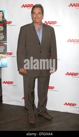 AARP pranzo in onore di Jeff Bridges che appare sull'Agosto/Settembre coperchio della AARP Magazine - Arrivi con: Beau Bridges dove: Los Angeles, California, Stati Uniti quando: 01 Ago 2014 Foto Stock