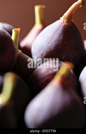 Close up di fichi maturi Foto Stock