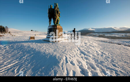 Commando Memorial at Spean Bridge, Lochaber Foto Stock