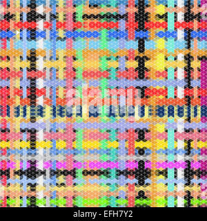 Abstract di triangoli colorati arte bella illustrazione Foto Stock