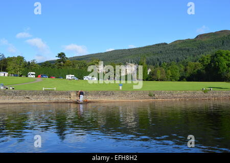 Tarbet, sulle rive di Loch Lomond, Scozia Foto Stock