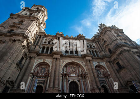 Cattedrale di Malaga (Santa Iglesia Catedral Basílica de la Encar), una chiesa rinascimentale della città di Malaga, Spagna. Foto Stock