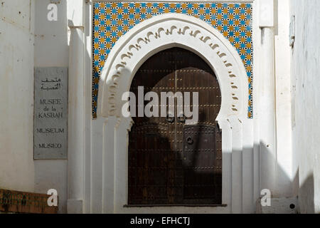 Il Kasbah museo,Tangeri, Marocco Foto Stock