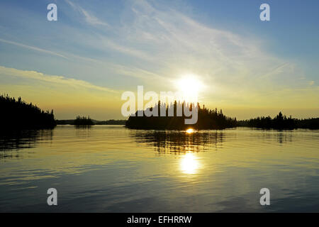 Otter Lake, Missinipe, Saskatchewan, Canada. Foto Stock