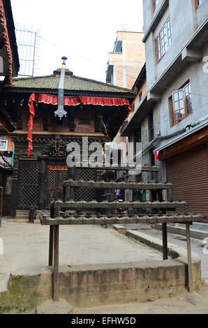 Tempio o pagoda di Patan Durbar Square è situato al centro di Lalitpur Sub-Metropolitan città in Nepal Foto Stock