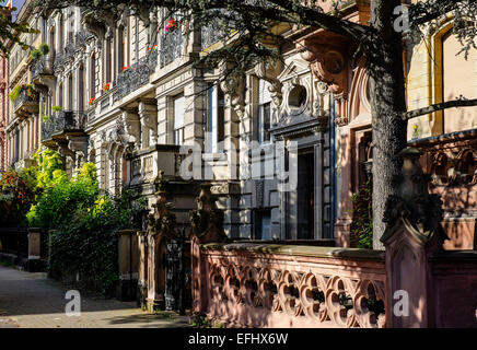 Edifici residenziali Wilhelminian Neustadt Strasburgo Alsazia Francia Europa Foto Stock