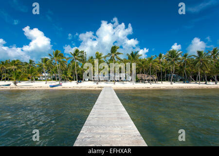 Spiaggia presso gli ormeggi Village Resort, Islamorada, Florida Keys, Florida, Stati Uniti d'America Foto Stock