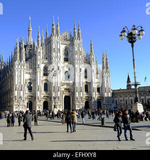 Cattedrale, il Duomo di Milano, il Duomo di Milano, Italia Foto Stock