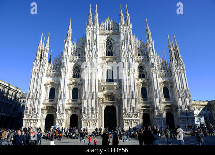 Cattedrale, il Duomo di Milano, il Duomo di Milano, Italia Foto Stock