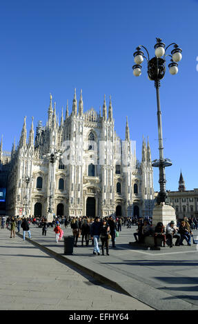 Cattedrale, il Duomo di Milano, il Duomo di Milano, Italia Foto Stock