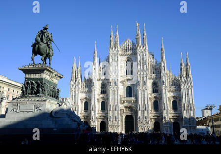 Cattedrale, il Duomo di Milano, il Duomo di Milano, Italia Foto Stock