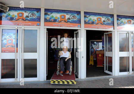 Blackpool Lancashire Regno Unito - Madame Tussauds Waxworks con caratteri da TV show Little Britain Foto Stock