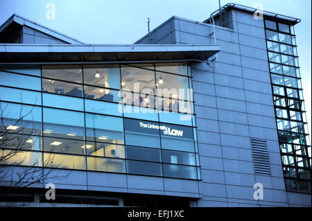 Manchester Lancashire Regno Unito - Università di diritto nel centro città di Piccadilly gardens Foto Stock