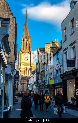 Chiesa di St Michaels senza alla fine di Green Street nel bagno Somerest England Regno Unito Foto Stock