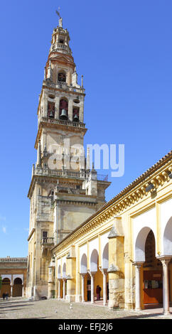 Duomo torre campanaria (La Mezquita), Cordoba Foto Stock