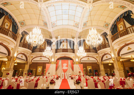 Cina, Shanghai, Astor House Hotel, il pavone Hall Foto Stock